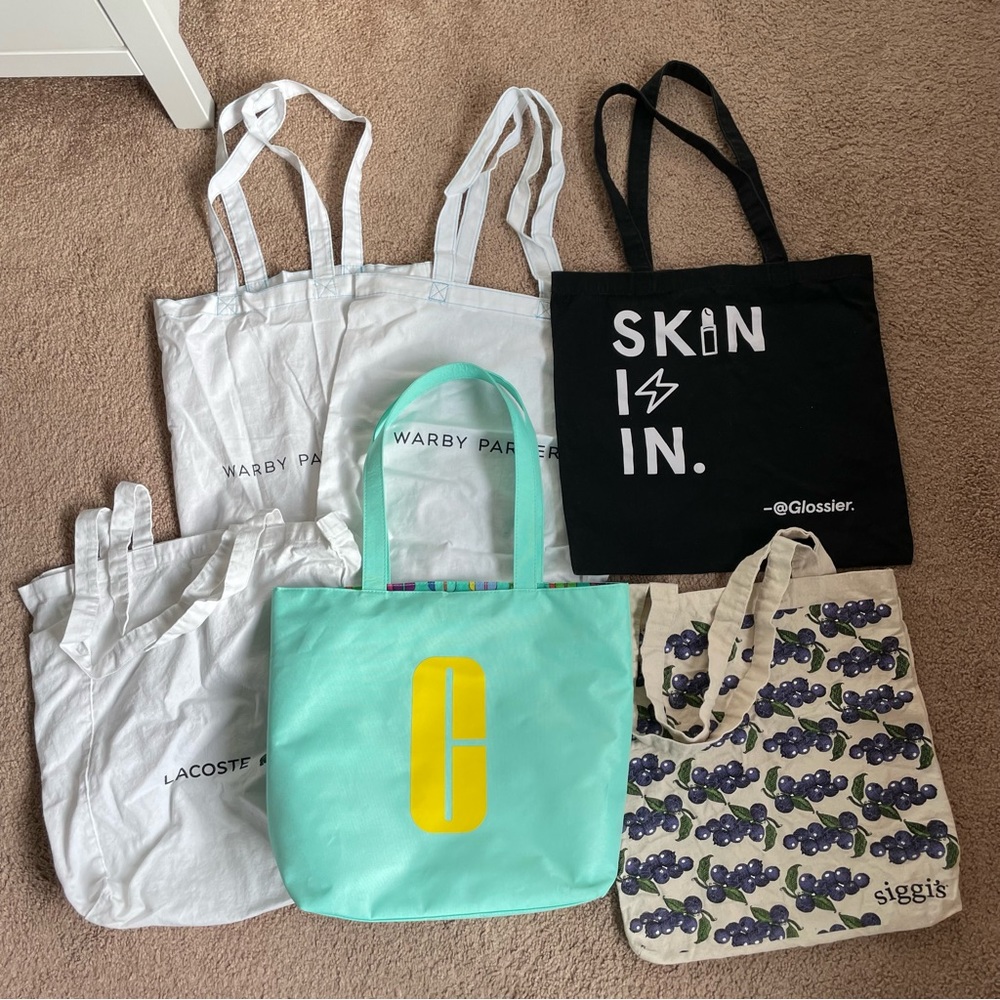 6 tote bag bundle
